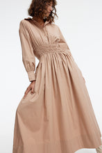 Load image into Gallery viewer, Emma Shirt Dress - Almond