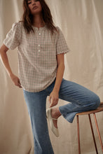 Load image into Gallery viewer, Eloise Top Pink Check