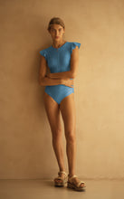 Load image into Gallery viewer, FIORDALISO Ruffle Sleeve One Piece