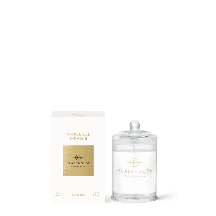 Marseille Memoir | 60g Soy Candle | Gardenia