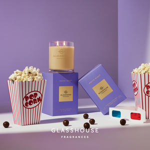 Movie Night | 380g Soy Candle | Caramel Popcorn & Choc Tops