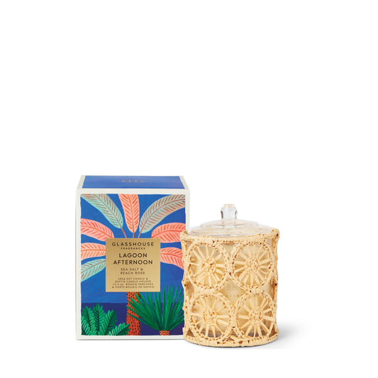 Lagoon Afternoon - Sea Salt & Beach Rose - 380g Triple Scented Soy Candle