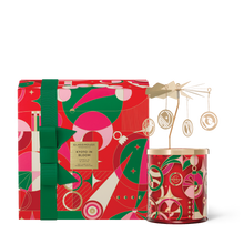 Load image into Gallery viewer, Kyoto In Bloom - Camellia &amp; Lotus - 380g Candle with Spinning Carousel Gift Set