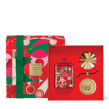 Load image into Gallery viewer, Kyoto In Bloom - Camellia &amp; Lotus - 380g Candle with Spinning Carousel Gift Set