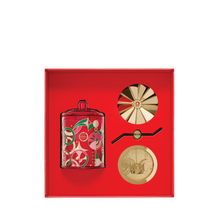 Load image into Gallery viewer, Kyoto In Bloom - Camellia &amp; Lotus - 380g Candle with Spinning Carousel Gift Set