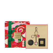Load image into Gallery viewer, Black Car Diffuser with 3 Replacement Scent Disk and Key Ring - Christmas - A Tahaa Affair, Lost in Amalfi, One Night in Rio