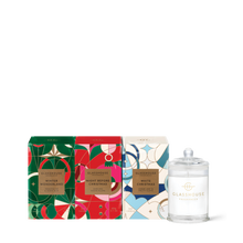 Load image into Gallery viewer, Christmas Trio 3 X 6 0 g Christmas Candles -  Winter Wonderland, Night Before Christmas, White Christmas
