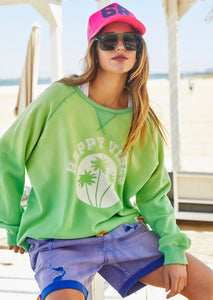 Vintage Sun Fade Vintage Sweat - Green