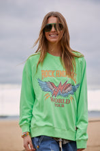 Load image into Gallery viewer, Vintage Rock &amp; Roll Sweat Green