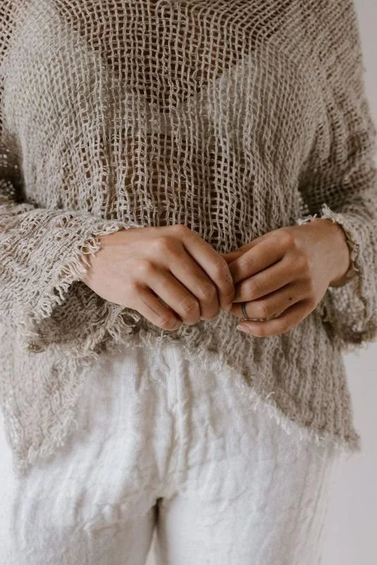 Boheme Box top with Sleeve Netta Naturale