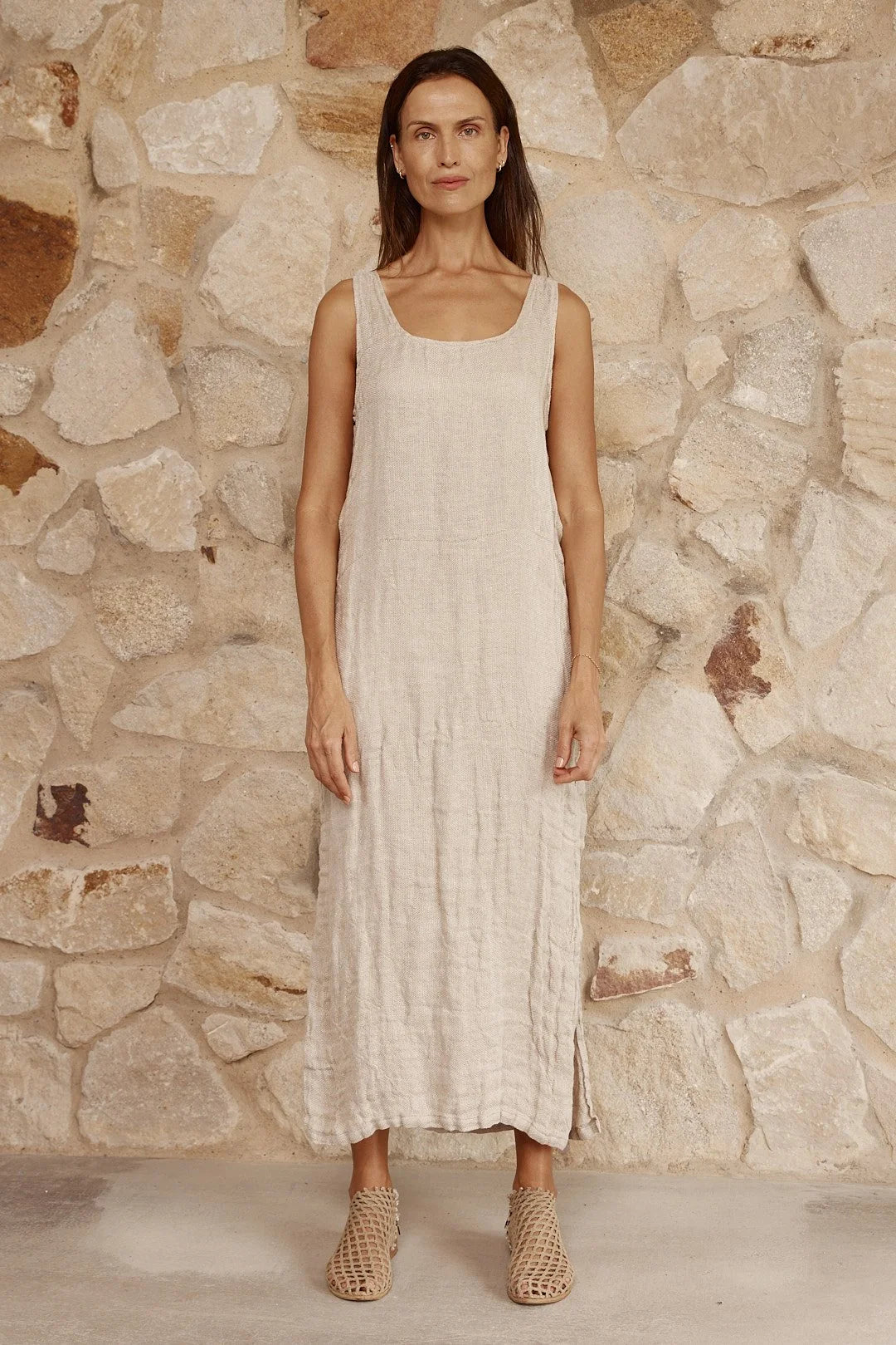 Tank Dress Maxi Aida Naturale