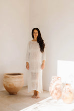 Load image into Gallery viewer, Boheme Positano Maxi with Sleeve Netta Bianco