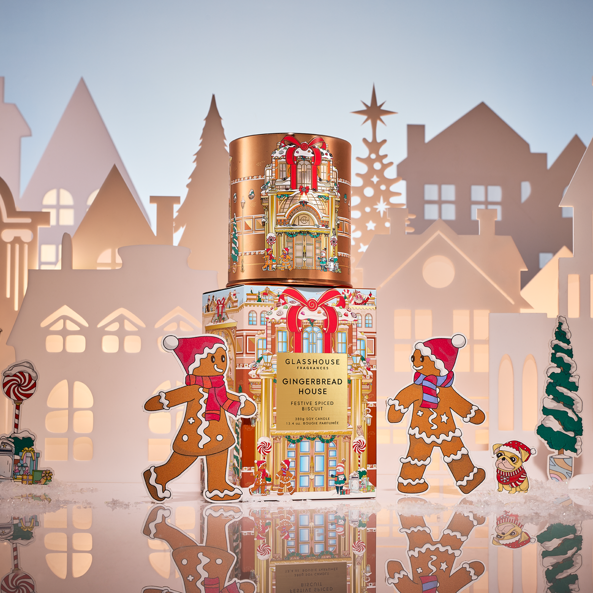 Glasshouse Christmas - Gingerbread House 380g