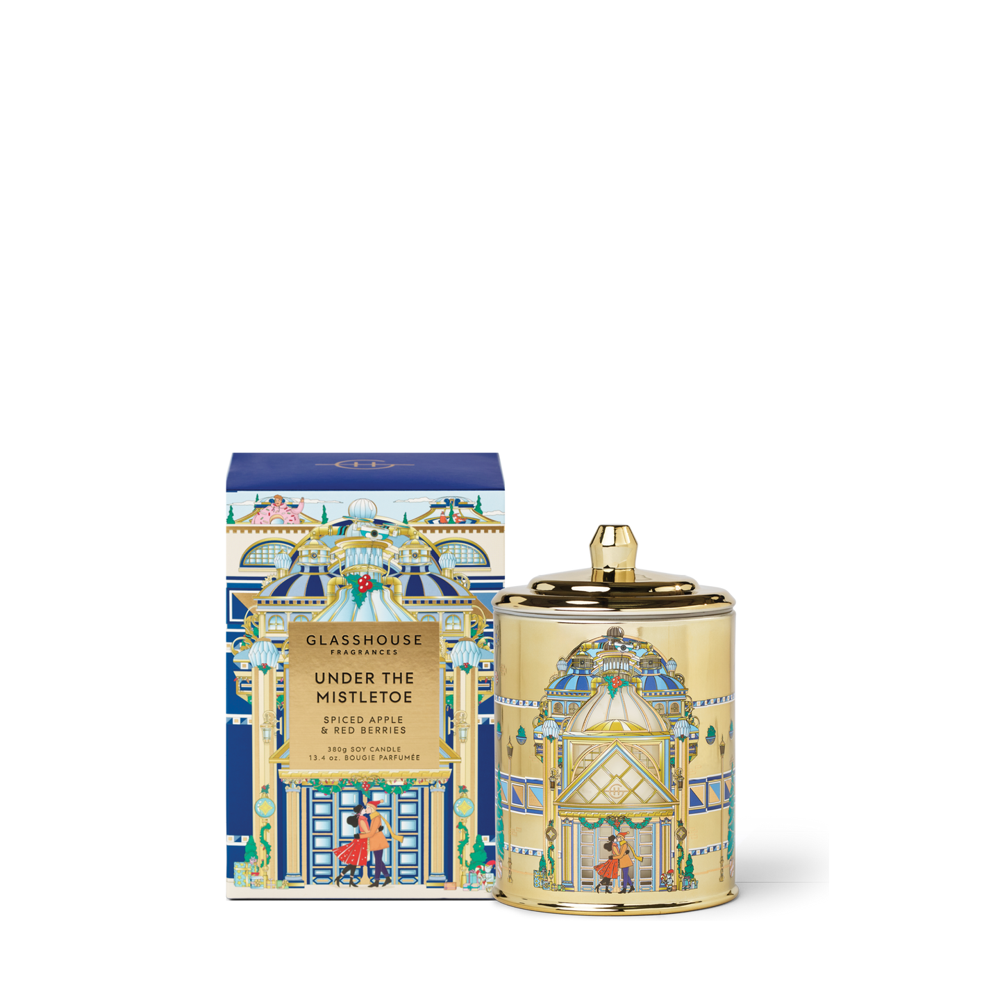 Glasshouse Christmas - Under The Mistletoe - 380g Candle