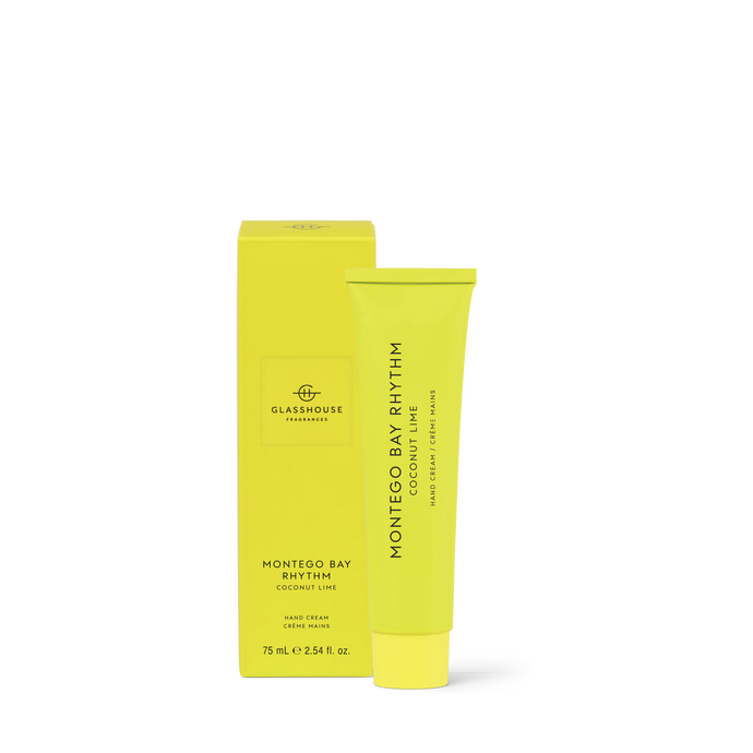 Glasshouse Fragrance 75ml Hand Cream - Montego Bay Rhythm
