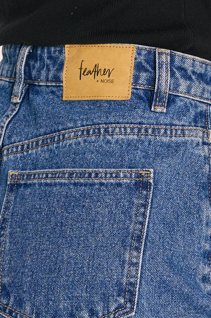 Grace Denim Short - Dark Blue