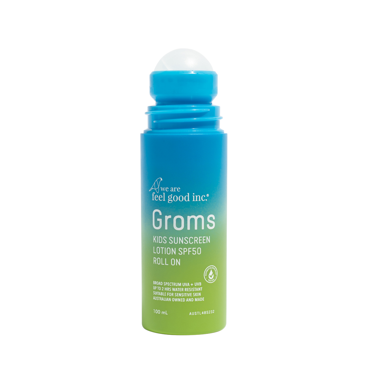 Groms Kids Sunscreen Lotion SPF50 Roll On 100ml
