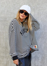 Load image into Gallery viewer, Frenchie Waffle Top - Black/White