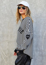 Load image into Gallery viewer, Frenchie Waffle Top - Black/White