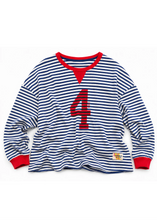 Load image into Gallery viewer, Vintage 4 Waffle Top - Royal/White