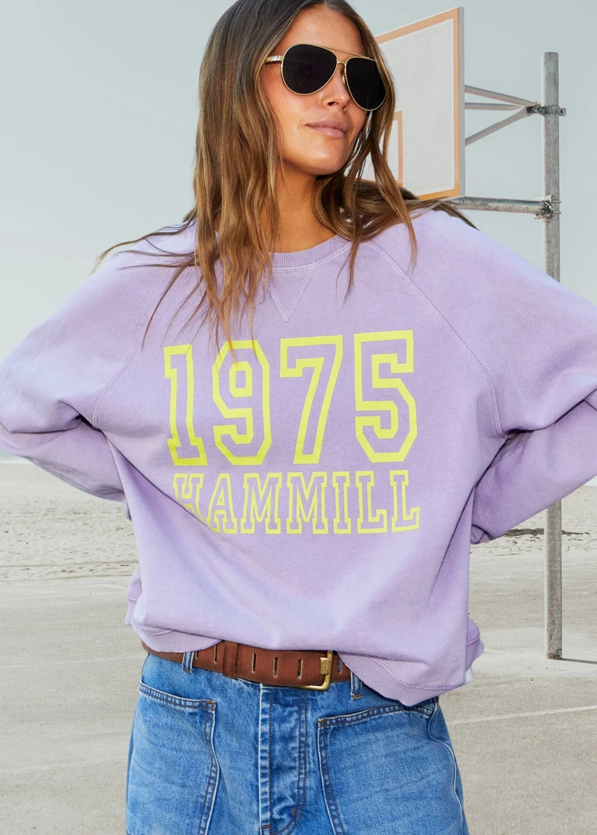Hammill & Co Logo Vintage Sweat Mauve