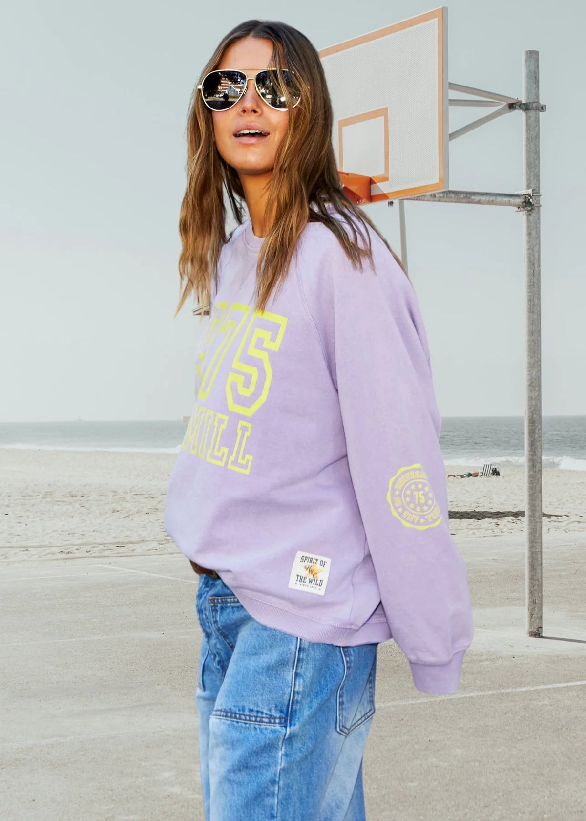 Hammill & Co Logo Vintage Sweat Mauve