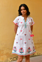 Load image into Gallery viewer, Hummingbird Emb. Day Dress