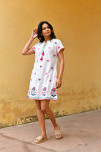 Load image into Gallery viewer, Hummingbird Emb. Day Dress