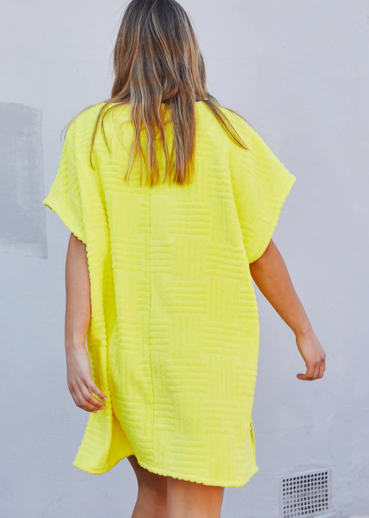 Salt & Sunshine Towelling Cover-Up Yellow