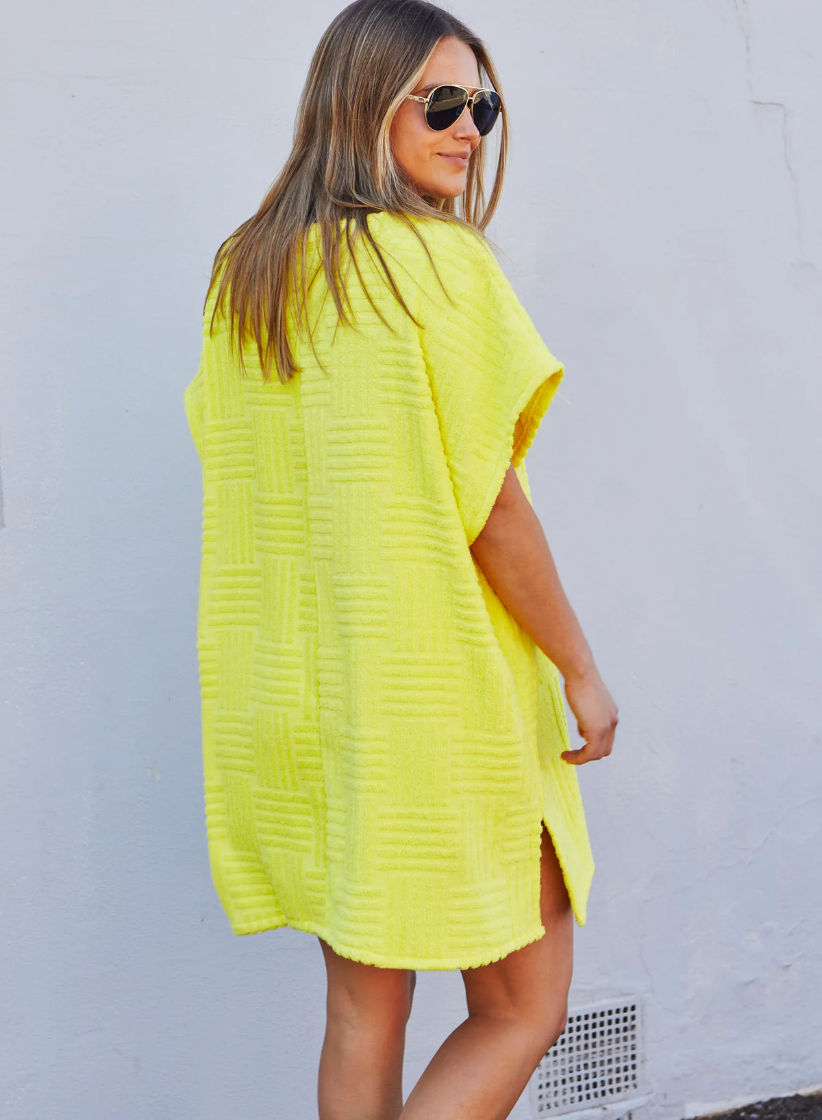Salt & Sunshine Towelling Cover-Up Yellow
