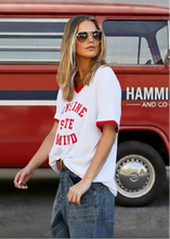 Load image into Gallery viewer, Sunshine State Of Mind Ringer Tee White