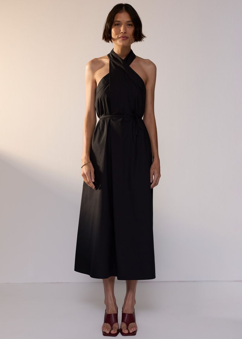 Hali Dress Plain Black