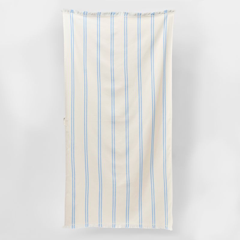 Fouta Beach Towel La Mer Med Blue Stripe