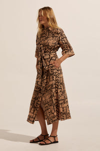 insight dress matisse choc