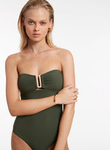 Load image into Gallery viewer, Bandeau Onepiece Olive