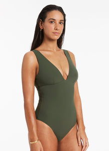 JETSET Plunge Onepiece Olive