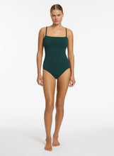 Load image into Gallery viewer, Isla Rib Minimal Tank One Piece - Forest