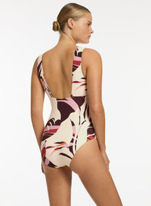 Shadow Palm Plunge One Piece Port