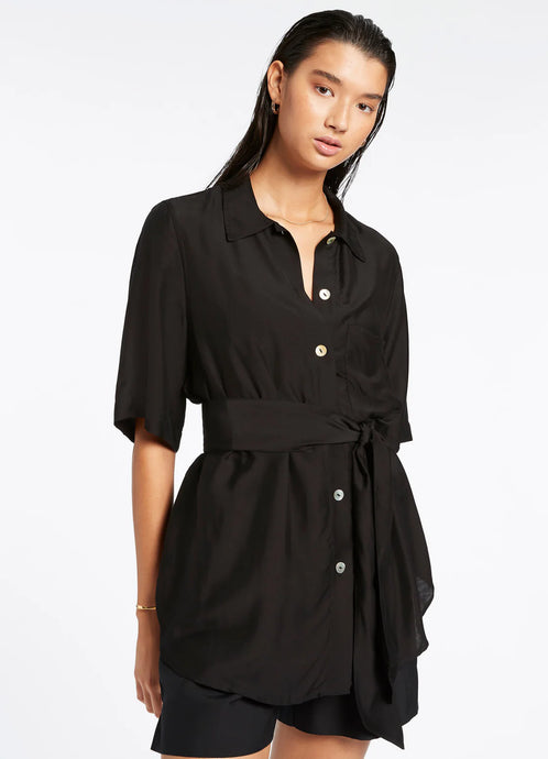 Jetset Jetset Short Sleeve Shirt Black
