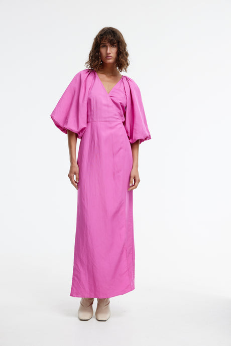 Jenna Dress Bright Raspberry