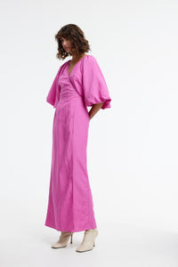 Jenna Dress Bright Raspberry