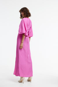 Jenna Dress Bright Raspberry