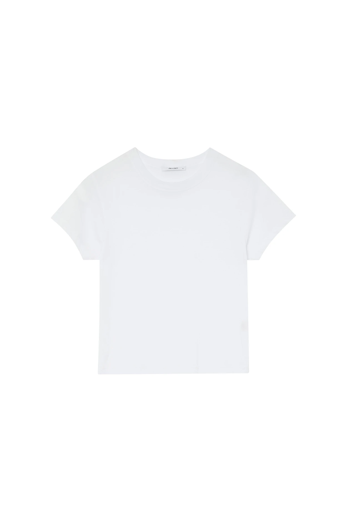 White t-shirt on a white background