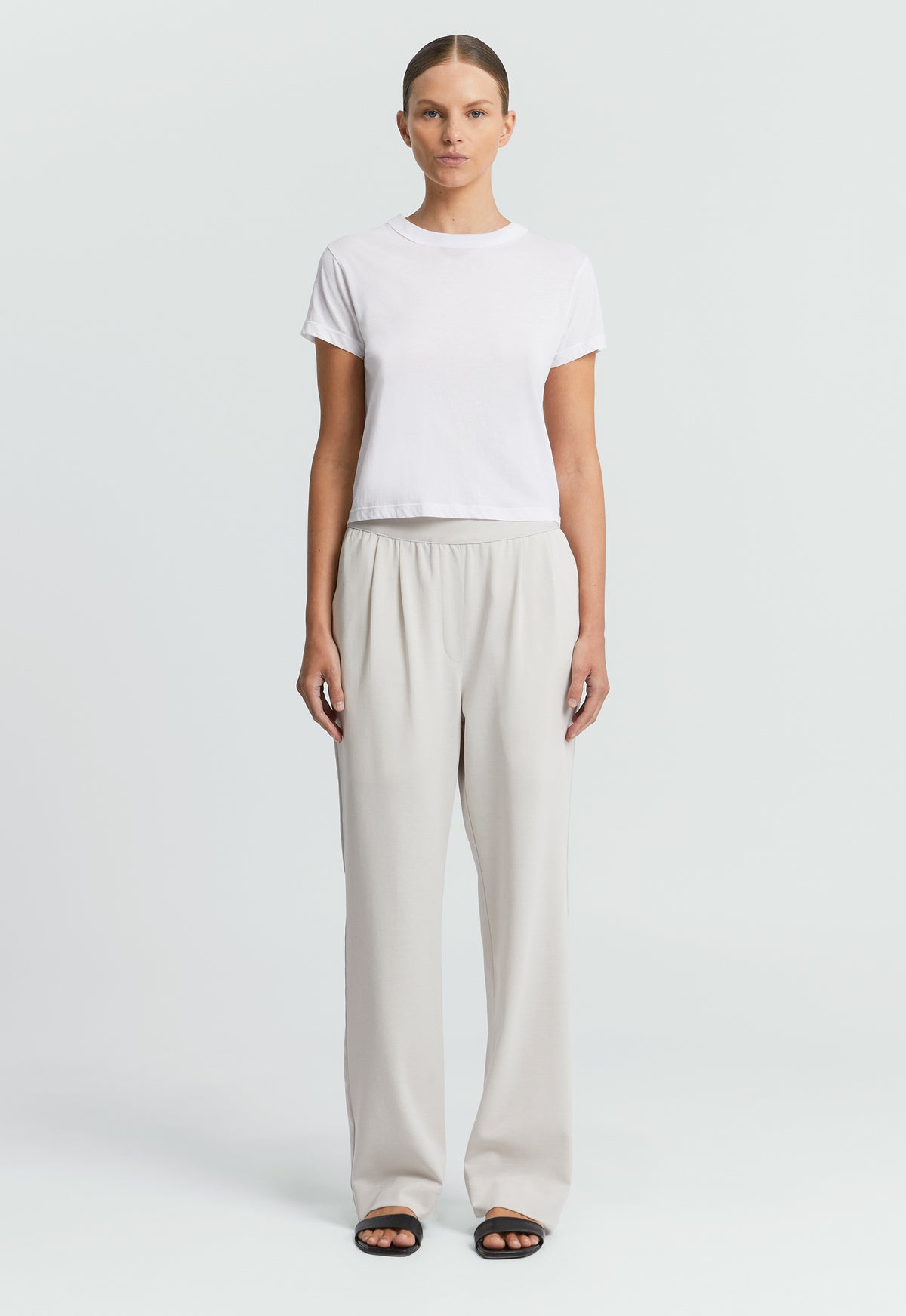 Baby Organic Pima Cotton Tee White