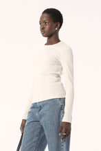 Load image into Gallery viewer, Nola Long Sleeve Top White Marle