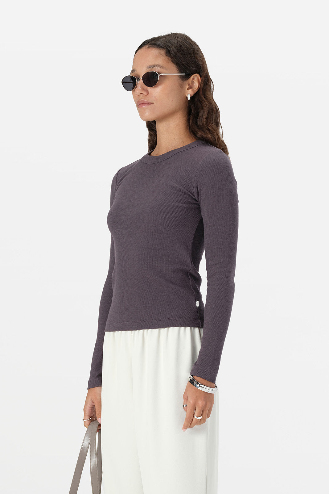Nola Long Sleeve Top Slate