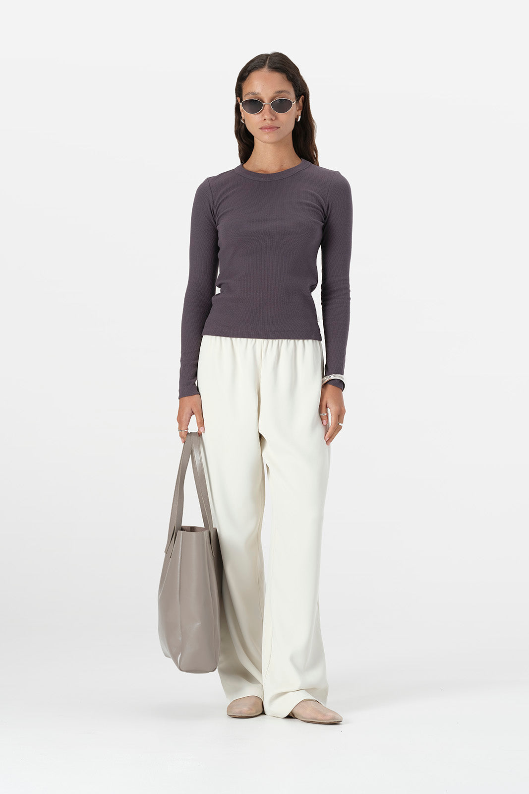 Nola Long Sleeve Top Slate