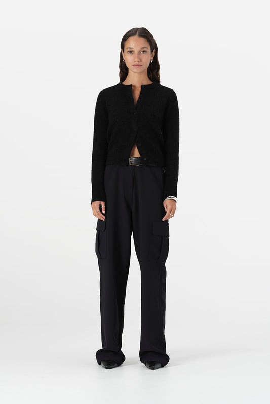 Rue Knit Cardi Black
