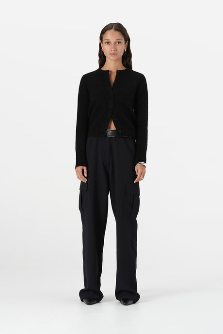 Rue Knit Cardi Black