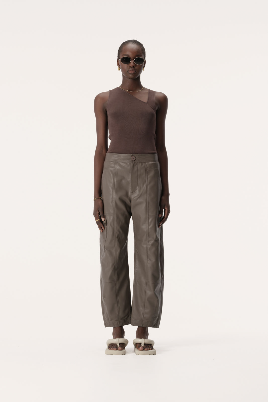 Roth Knit Top Dark Taupe